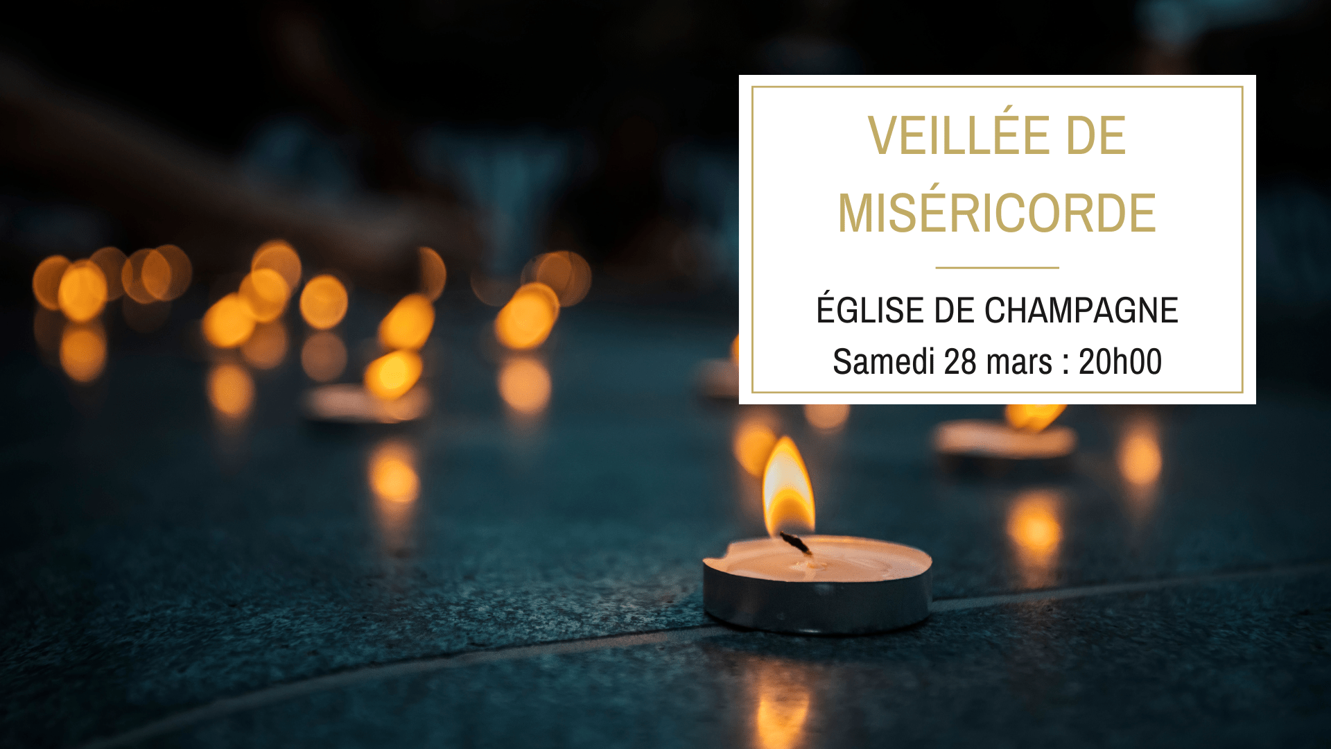 Lire la suite à propos de l’article Samedi 28 mars : Veillée de Miséricorde