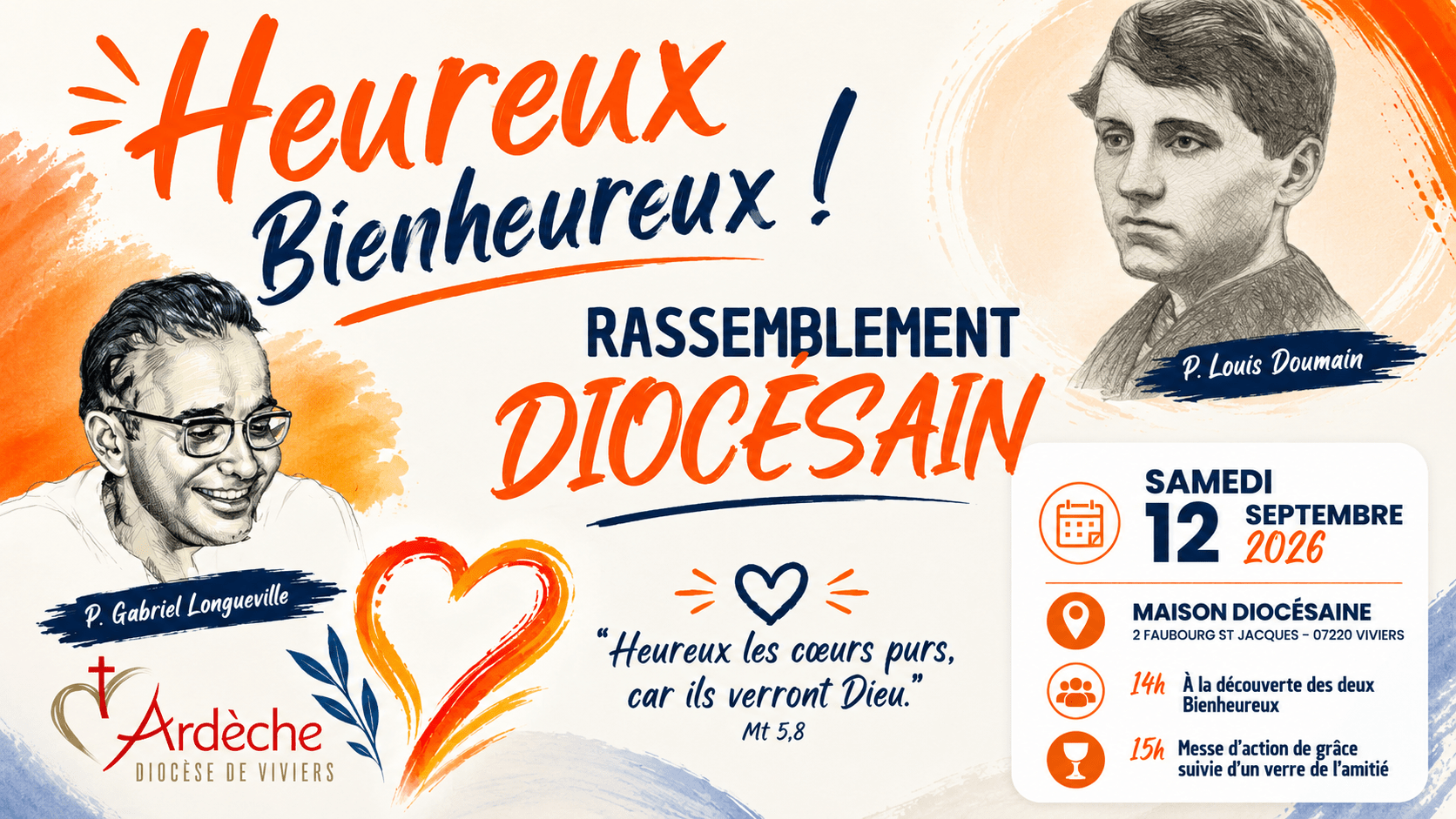 You are currently viewing Samedi 12 septembre : Rassemblement diocésain