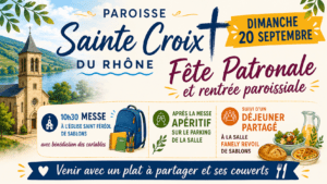 Dimanche 20 septembre : Fête Patronale et rentrée paroissiale