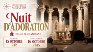 Du jeudi 15 au vendredi 16 octobre : Nuit d&rsquo;Adoration